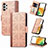 Leather Case Stands Flip Cover Holder S03D for Samsung Galaxy A13 4G