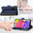 Leather Case Stands Flip Cover Holder S03D for Samsung Galaxy M02s