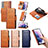 Leather Case Stands Flip Cover Holder S03D for Samsung Galaxy S21 FE 5G