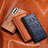 Leather Case Stands Flip Cover Holder S03D for Samsung Galaxy S21 FE 5G