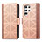 Leather Case Stands Flip Cover Holder S03D for Samsung Galaxy S21 Ultra 5G