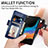 Leather Case Stands Flip Cover Holder S03D for Samsung Galaxy XCover 6 Pro 5G