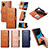 Leather Case Stands Flip Cover Holder S03D for Samsung Galaxy XCover 6 Pro 5G