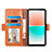 Leather Case Stands Flip Cover Holder S03D for Sony Xperia 10 IV