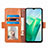 Leather Case Stands Flip Cover Holder S03D for Vivo T2x 5G