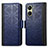 Leather Case Stands Flip Cover Holder S03D for Vivo Y02S