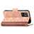 Leather Case Stands Flip Cover Holder S03D for Vivo Y30 5G