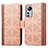 Leather Case Stands Flip Cover Holder S03D for Xiaomi Mi 12S Pro 5G Light Brown