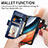 Leather Case Stands Flip Cover Holder S03D for Xiaomi Redmi K40S 5G