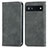 Leather Case Stands Flip Cover Holder S04D for Google Pixel 6a 5G