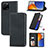 Leather Case Stands Flip Cover Holder S04D for Huawei Enjoy 50z