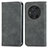 Leather Case Stands Flip Cover Holder S04D for Huawei Honor Magic3 5G Gray