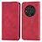 Leather Case Stands Flip Cover Holder S04D for Huawei Honor Magic3 5G Red