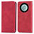 Leather Case Stands Flip Cover Holder S04D for Huawei Honor Magic5 Lite 5G Red