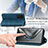 Leather Case Stands Flip Cover Holder S04D for Huawei Honor V40 5G