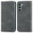 Leather Case Stands Flip Cover Holder S04D for Motorola Moto Edge S30 5G