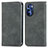 Leather Case Stands Flip Cover Holder S04D for Motorola Moto G Stylus (2022) 5G Gray