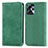 Leather Case Stands Flip Cover Holder S04D for Motorola Moto G13 Green