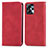 Leather Case Stands Flip Cover Holder S04D for Motorola Moto G13 Red