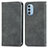 Leather Case Stands Flip Cover Holder S04D for Motorola Moto G51 5G