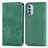 Leather Case Stands Flip Cover Holder S04D for Motorola Moto G51 5G