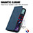 Leather Case Stands Flip Cover Holder S04D for Motorola Moto G71 5G