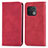 Leather Case Stands Flip Cover Holder S04D for OnePlus 10 Pro 5G Red