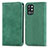 Leather Case Stands Flip Cover Holder S04D for OnePlus 9R 5G Green