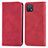 Leather Case Stands Flip Cover Holder S04D for Oppo A16K Red