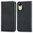 Leather Case Stands Flip Cover Holder S04D for Oppo A17K