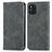 Leather Case Stands Flip Cover Holder S04D for Oppo Find X3 Pro 5G Gray