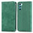 Leather Case Stands Flip Cover Holder S04D for Oppo K9 Pro 5G Green