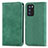 Leather Case Stands Flip Cover Holder S04D for Oppo Reno6 Pro 5G India Green