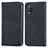 Leather Case Stands Flip Cover Holder S04D for Realme 9 5G India Black