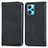 Leather Case Stands Flip Cover Holder S04D for Realme 9 Pro 5G Black