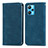 Leather Case Stands Flip Cover Holder S04D for Realme 9 Pro 5G Blue