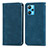 Leather Case Stands Flip Cover Holder S04D for Realme 9 Pro+ Plus 5G Blue