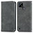 Leather Case Stands Flip Cover Holder S04D for Realme C25Y India