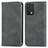 Leather Case Stands Flip Cover Holder S04D for Realme GT Master 5G Gray