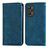 Leather Case Stands Flip Cover Holder S04D for Realme GT Neo2 5G Blue