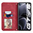 Leather Case Stands Flip Cover Holder S04D for Realme GT2 5G