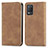 Leather Case Stands Flip Cover Holder S04D for Realme Narzo 30 5G