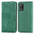 Leather Case Stands Flip Cover Holder S04D for Realme Narzo 30 5G Green