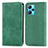 Leather Case Stands Flip Cover Holder S04D for Realme Narzo 50 Pro 5G Green