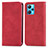 Leather Case Stands Flip Cover Holder S04D for Realme Narzo 50 Pro 5G Red