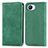 Leather Case Stands Flip Cover Holder S04D for Realme Narzo 50i Prime Green