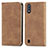 Leather Case Stands Flip Cover Holder S04D for Samsung Galaxy A01 SM-A015