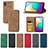 Leather Case Stands Flip Cover Holder S04D for Samsung Galaxy A02