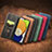 Leather Case Stands Flip Cover Holder S04D for Samsung Galaxy A03