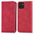 Leather Case Stands Flip Cover Holder S04D for Samsung Galaxy A03 Red